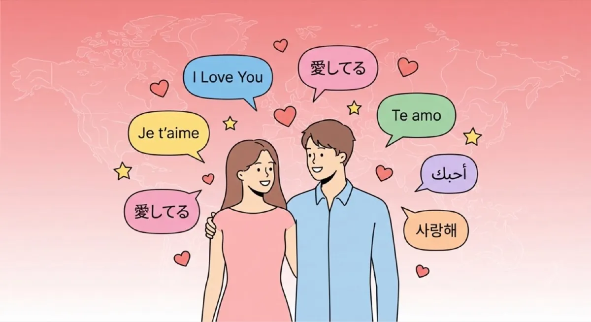 كيف تقول "أنا أحبك" بكل اللغات: الدليل الكامل
