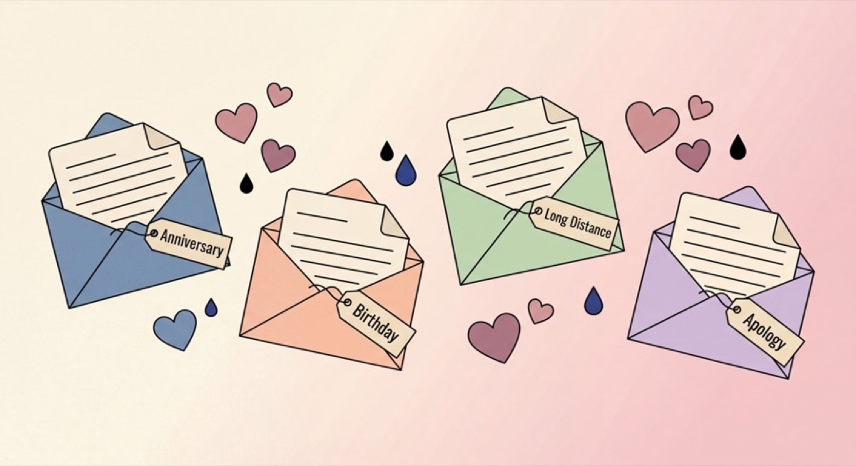 Love Letter Examples for Every Occasion
